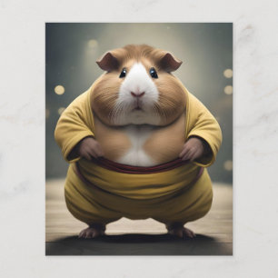 "Sumo Squeakdown: The Mighty Guinea Pig Wrestler" Flyer