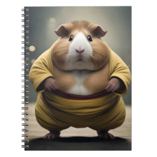 "Sumo Squeakdown: The Mighty Guinea Pig Wrestler" Notebook