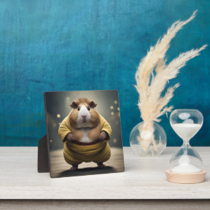 "Sumo Squeakdown: The Mighty Guinea Pig Wrestler" Plaque