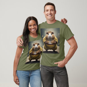 "Sumo Squeakdown: The Mighty Guinea Pig Wrestler" T-Shirt