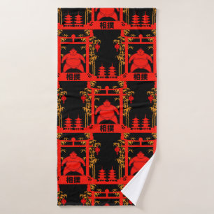 Sumo Wrestler Bath Towel