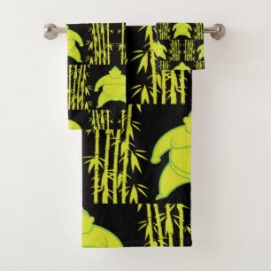 Sumo Wrestler Bath Towel Set