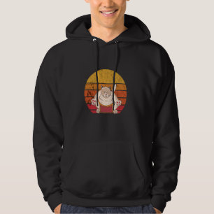 Sumo Wrestler Cat Vintage Sumo Wrestling Japanese Hoodie