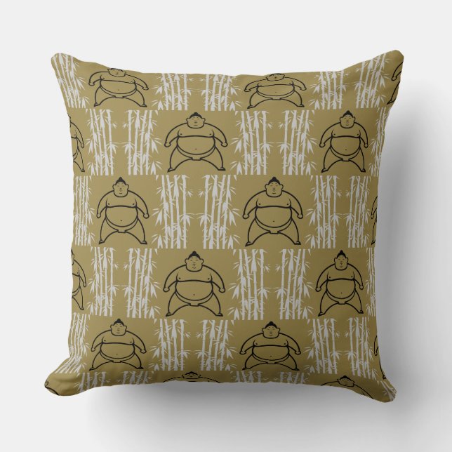 Sumo Wrestler Cushion (Front)