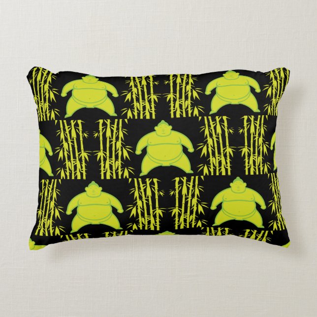 Sumo Wrestler Decorative Cushion (Front)