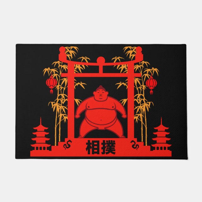 Sumo Wrestler Doormat (Front)