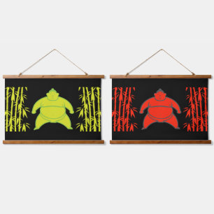 Sumo Wrestler Hanging Tapestry
