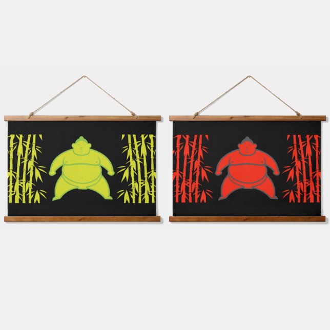 Sumo Wrestler Hanging Tapestry (Double)