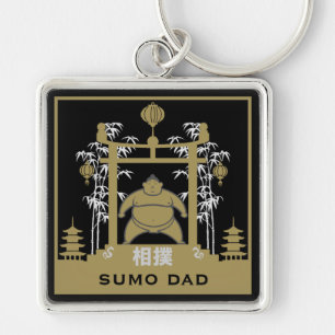 Sumo Wrestler Key Ring