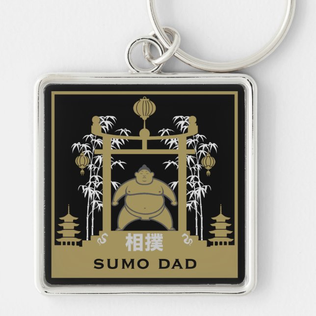 Sumo Wrestler Key Ring (Front)