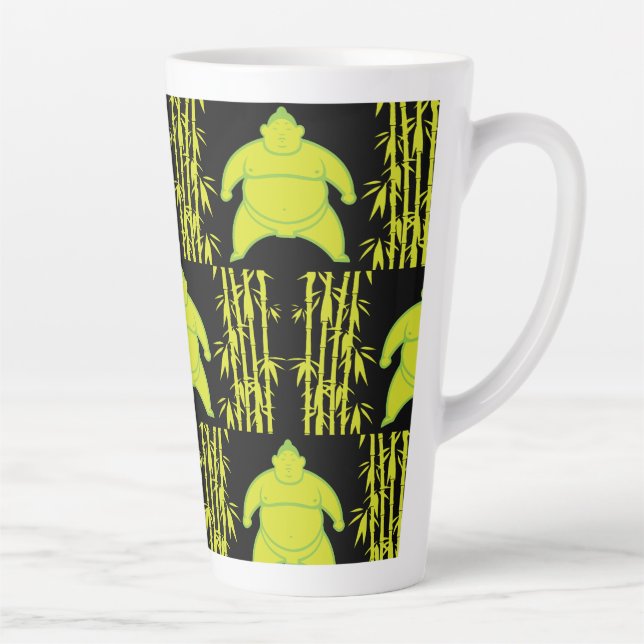 Sumo Wrestler Latte Mug (Right)