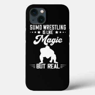 Sumo Wrestler Magic But Real Japanese Wrestling Su iPhone 13 Case
