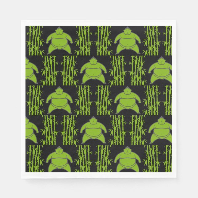 Sumo Wrestler Napkin (Front)