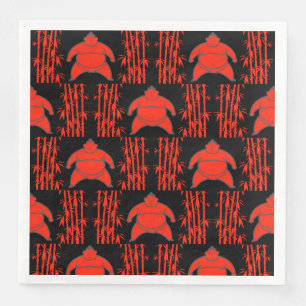Sumo Wrestler Napkin