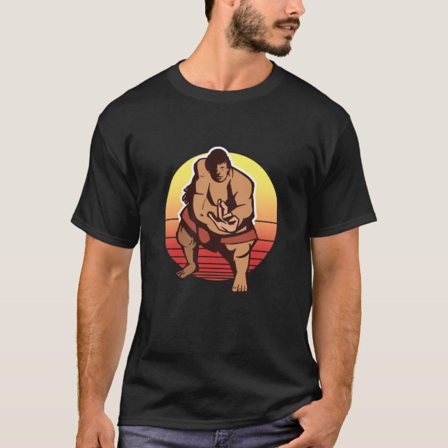 Sumo Wrestler Wrestler Japan T-Shirt (Front)