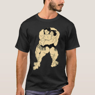 Sumo Wrestling Vintage Sumo Wrestler Retro Sumo_4 T-Shirt