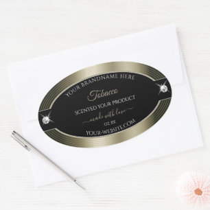 Sumptuous Black Platinum Brilliants Product Label