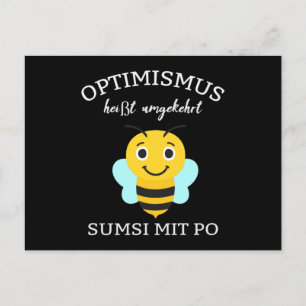 Sumsi With Butt Optimism Beekeepers Bees Honey Postcard