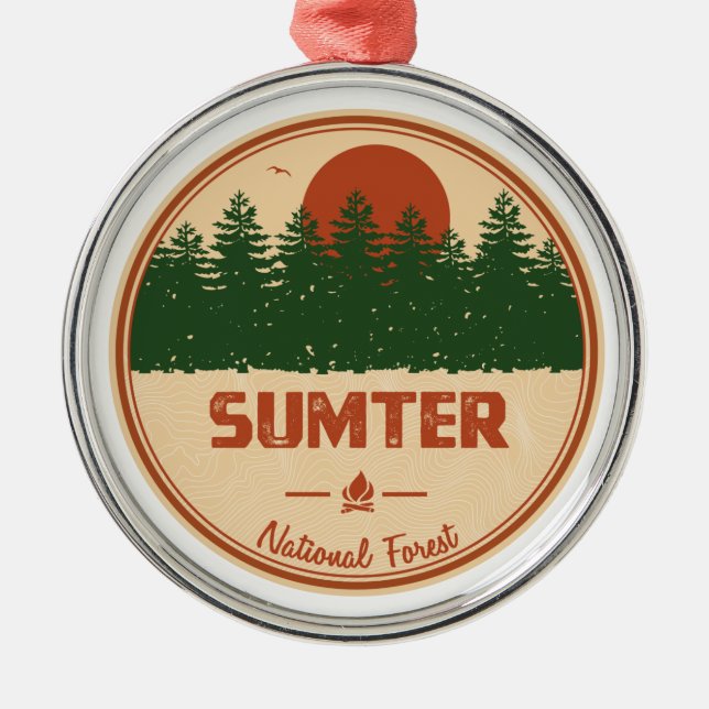 Sumter National Forest Metal Ornament (Front)