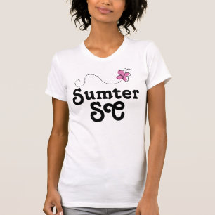 Sumter SC Pink Butterfly T Shirt