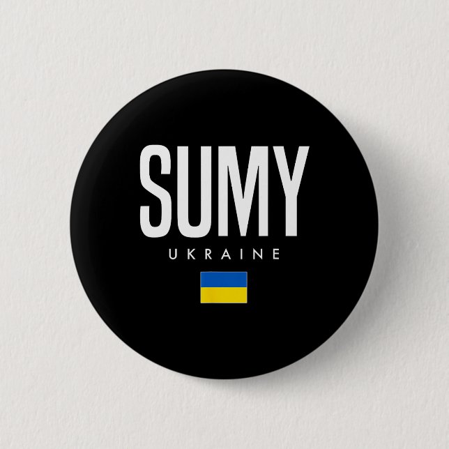 Sumy Ukraine  6 Cm Round Badge (Front)