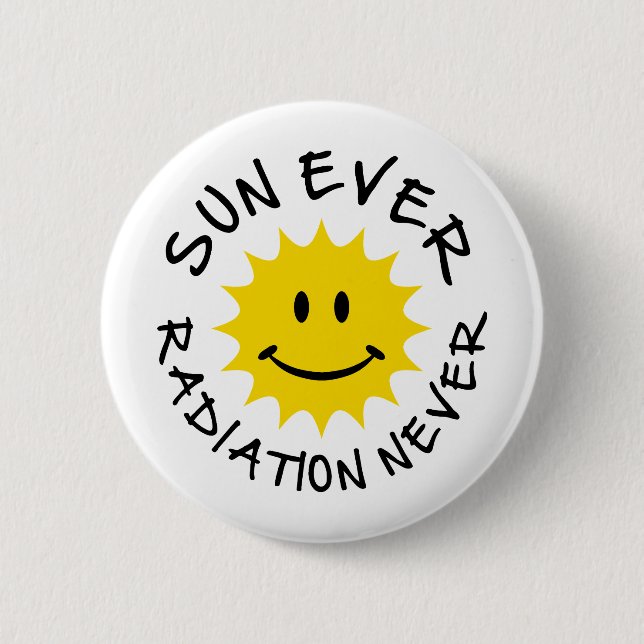 sun 6 cm round badge (Front)
