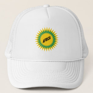 SUN AFRICA white trucker cap
