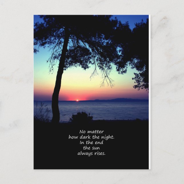 Sun Always Rises Postcard (Front)
