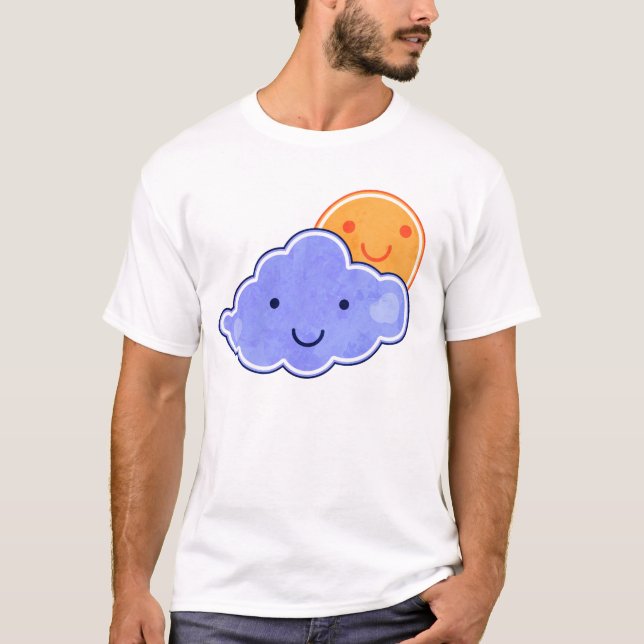 sun and cloud T-Shirt (Front)