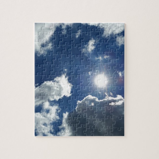 sun and clouds jigsaw puzzle (Vertical)