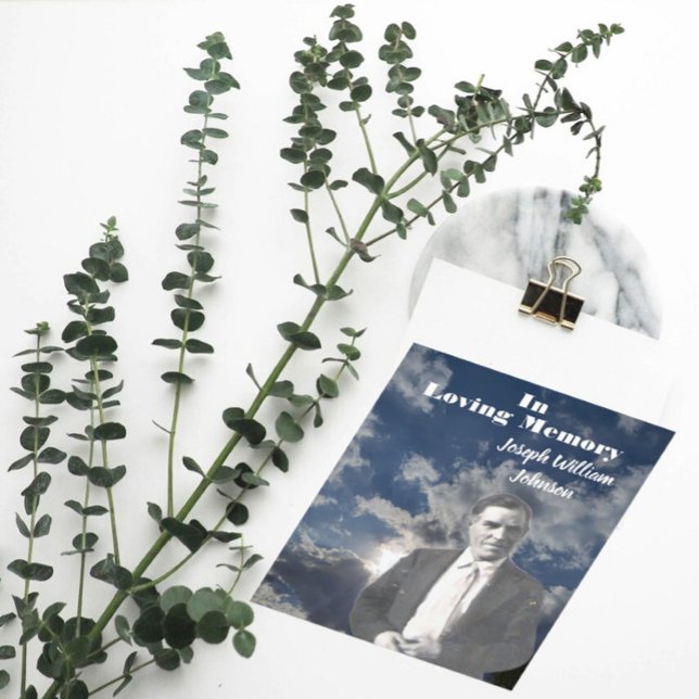 Sun and Clouds Memorial Service Photo | Quote Program (Creator Uploaded)