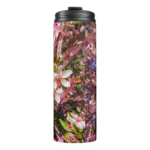 Sun and clouds Nature blooms Heart in flowers Thermal Tumbler