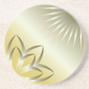 sun and flower coaster