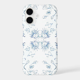 Sun And Flowers Pattern
