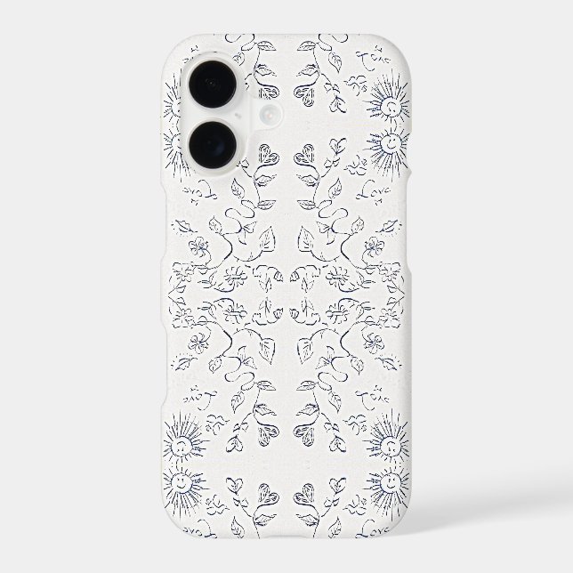 Sun And Flowers Pattern (Back)