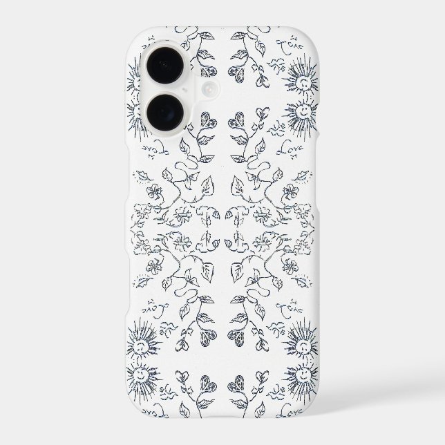 Sun And Flowers Pattern (Back)