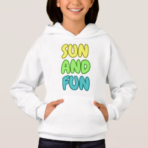 Sun And Fun Kids Pullover Hoodie