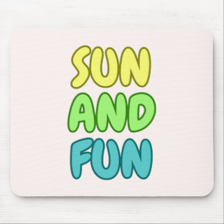 Sun And Fun Mouse Pad