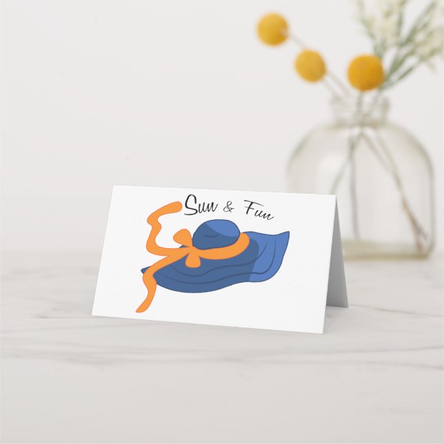 Sun And Fun Place Card (Front)
