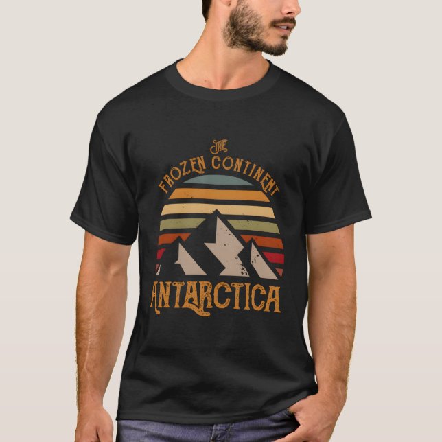 Sun And Glaciers Antarctica T-Shirt (Front)