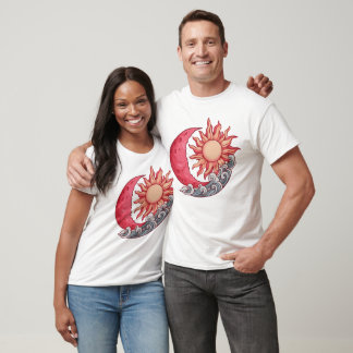 Sun And Moon And Wave T-Shirt