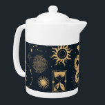 Sun and Moon -Astronomy Witch<br><div class="desc">Beautiful pattern with snake and symbols,  which you can use as a charm. Magic Shirt | Witch | Mystical | Tarot | Tarot Card  | Moon And Sun  | Sun And Moon| Magic | Celestial snake   | Witchy party  | witch party</div>