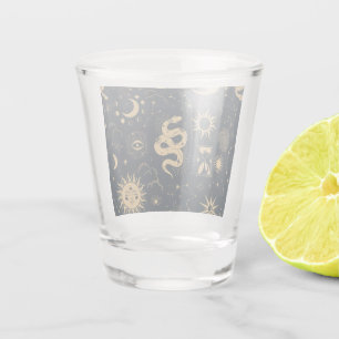 Sun and Moon -Astronomy Witch Shot Glass