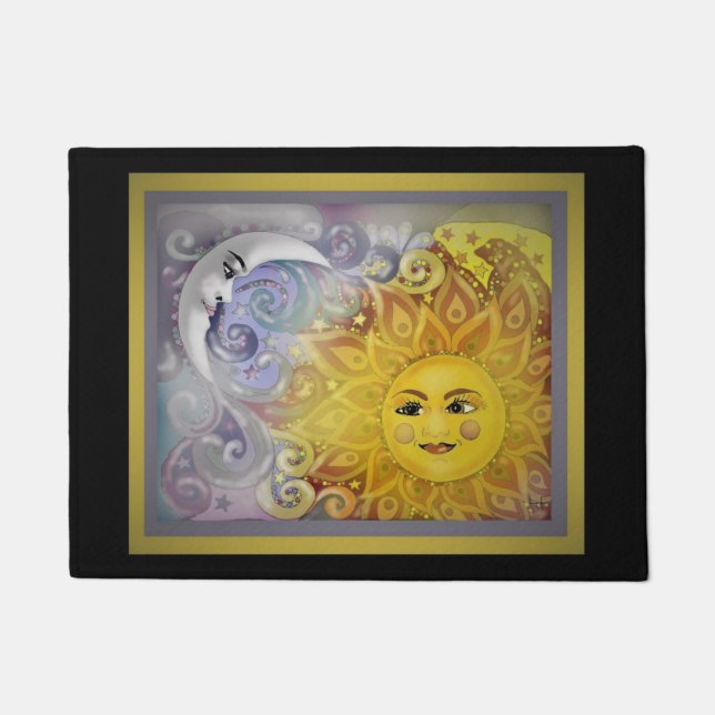 Sun and Moon  Doormat (Front)