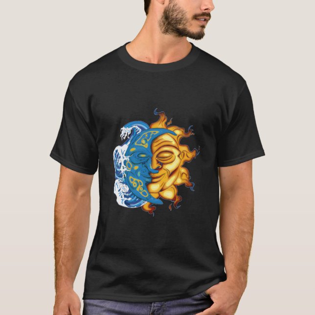 Sun And Moon Duality T-Shirt (Front)