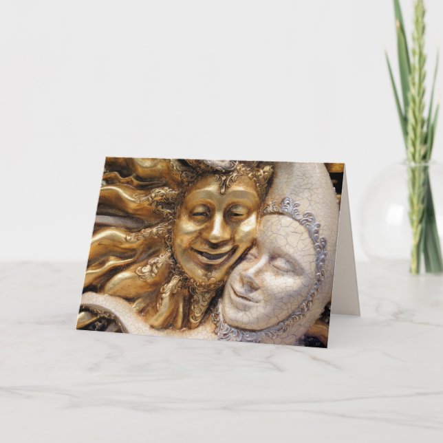 sun and moon greeting card (Front)