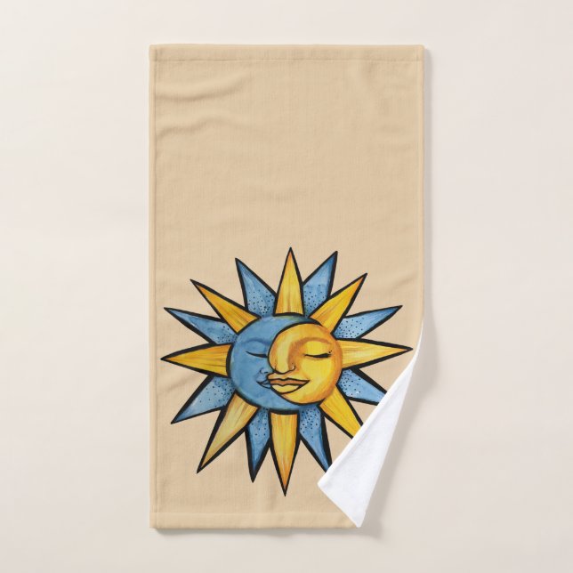 Sun and Moon               Hand Towel (Hand Towel)