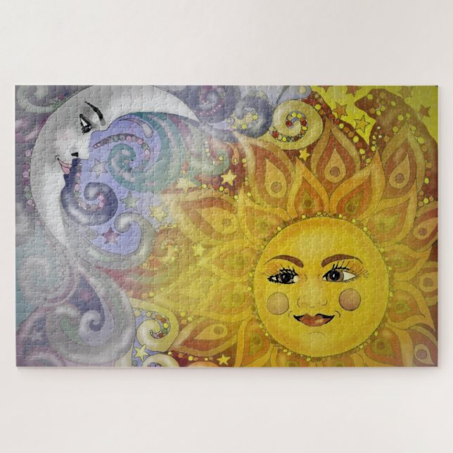 Sun and Moon  Jigsaw Puzzle (Horizontal)