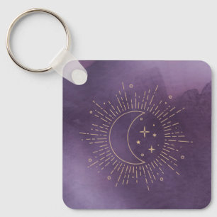 Sun and Moon Key Ring