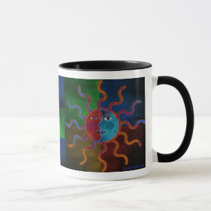 Sun and moon mug